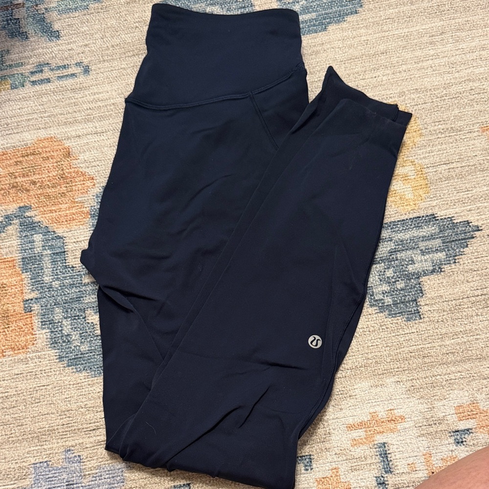 lululemon Base Pace Navy High-Rise Leggings